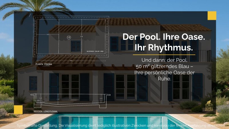 Parcela con proyecto de villa aprobado y piscina cerca de Portocristo  14.206m² cerca del mar