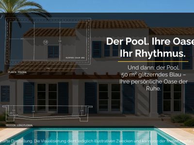 Parcela con proyecto de villa aprobado y piscina cerca de Portocristo  14.206m² cerca del mar