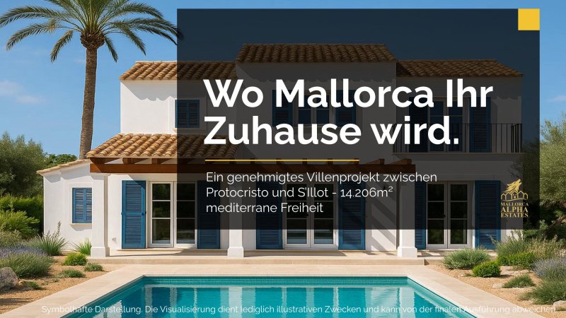 Parcela con proyecto de villa aprobado y piscina cerca de Portocristo  14.206m² cerca del mar