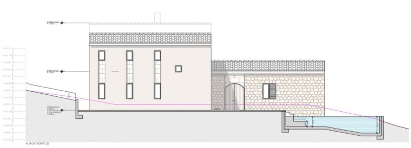 Land for sale with project in Son Macia.