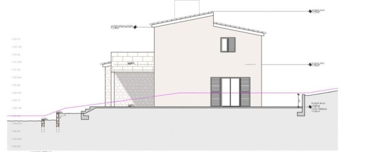 Land for sale with project in Son Macia.