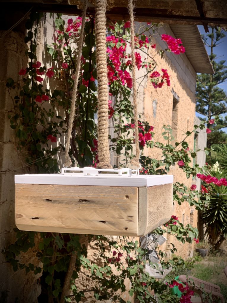 Hängelampe Deckenlampe Holz einzigartig Unikat Tischlampe E14