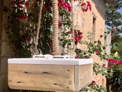 Hängelampe Deckenlampe Holz einzigartig Unikat Tischlampe E14