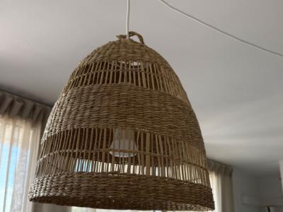 Hängeleuchte Handarbeit Ikea TORARED / HAVSDJUP Lampenschirm