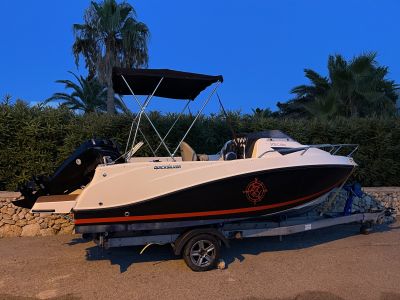 Shared ownership motorboat Quicksilver 470 Cabin, 100 HP with trailer in Cala Murada