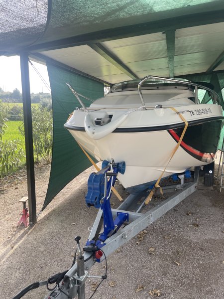 Shared ownership motorboat Quicksilver 470 Cabin, 100 HP with trailer in Cala Murada