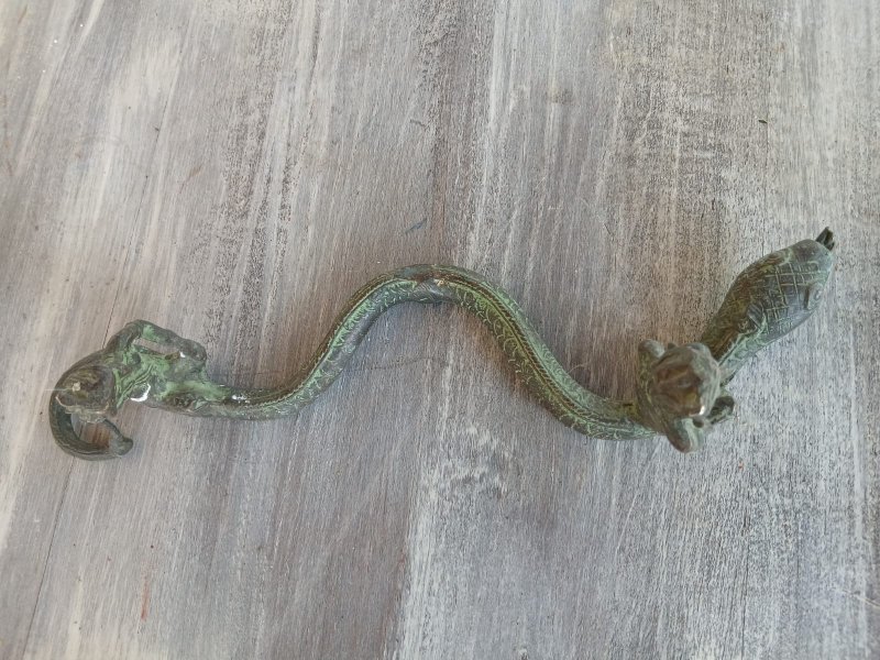 Handbemalte indische Holz & Ton und Dhocra-Bronce-Figuren