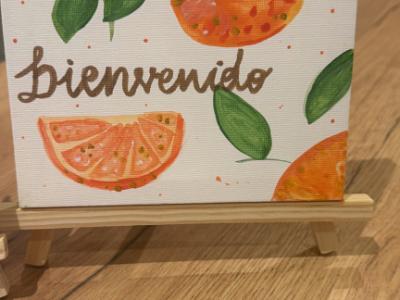 Handgemalte Willkommensbilder “Bienvenidos” – auf Bestellung