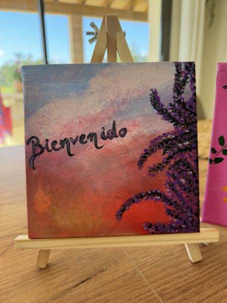 Handgemalte Willkommensbilder “Bienvenidos” – auf Bestellung