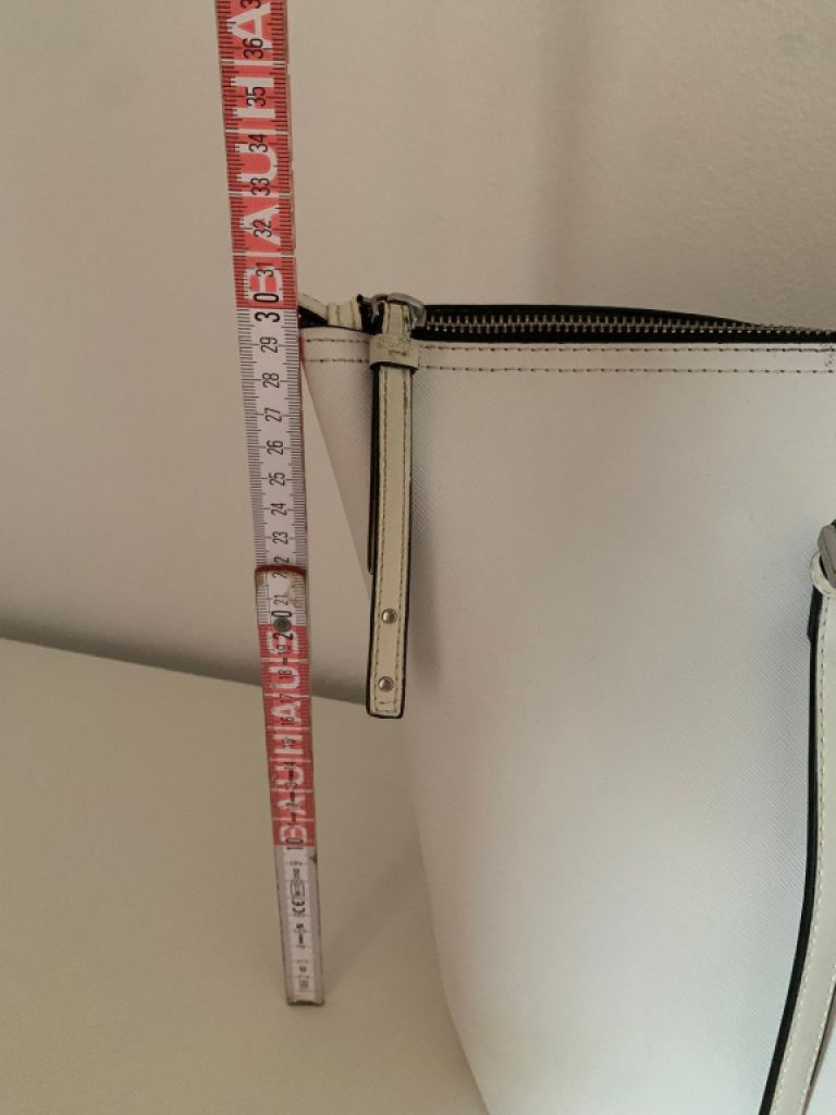 Handbag Celvin Klein, white, like new