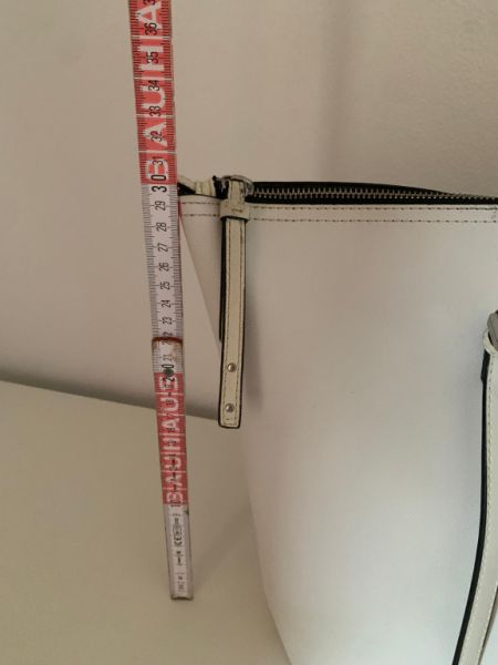 Handbag Celvin Klein, white, like new