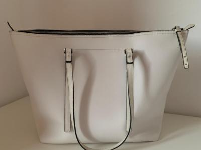 Handbag Celvin Klein, white, like new