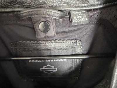 Harley-Davidson Herren Lederjacke Motorrad Auroral II 3 in 1 Schwarz 98003-21EM