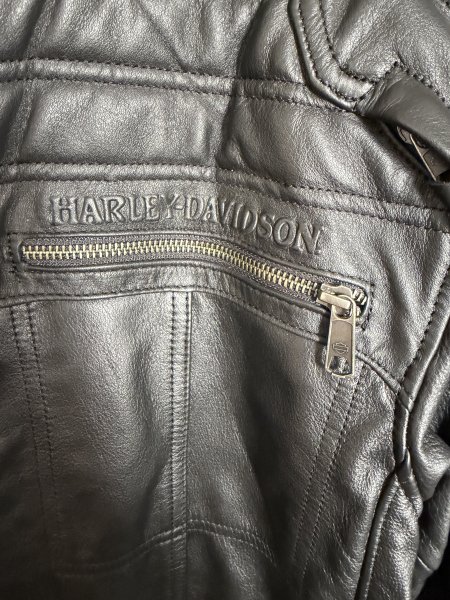 Harley-Davidson Herren Lederjacke Motorrad Auroral II 3 in 1 Schwarz 98003-21EM