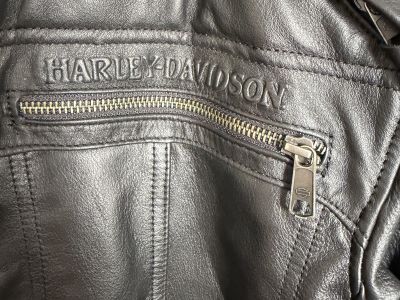 Harley-Davidson Herren Lederjacke Motorrad Auroral II 3 in 1 Schwarz 98003-21EM