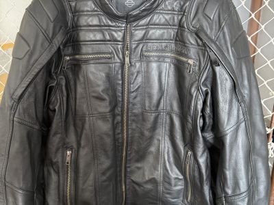 Harley-Davidson Herren Lederjacke Motorrad Auroral II 3 in 1 Schwarz 98003-21EM