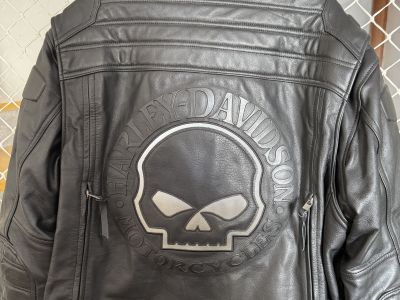 Harley-Davidson Herren Lederjacke Motorrad Auroral II 3 in 1 Schwarz 98003-21EM