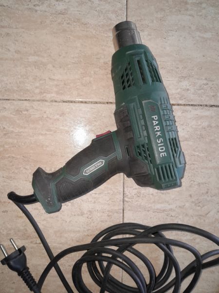 Hot air gun from Parkside with 3m cable