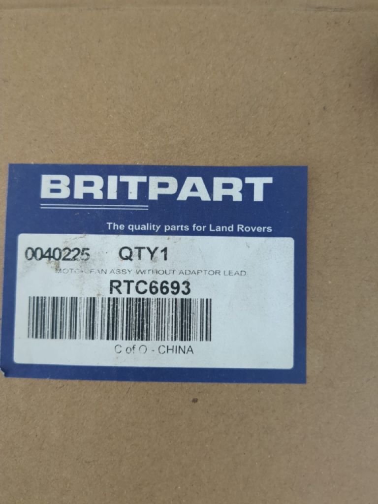 Ventilador de calefacción Land Rover