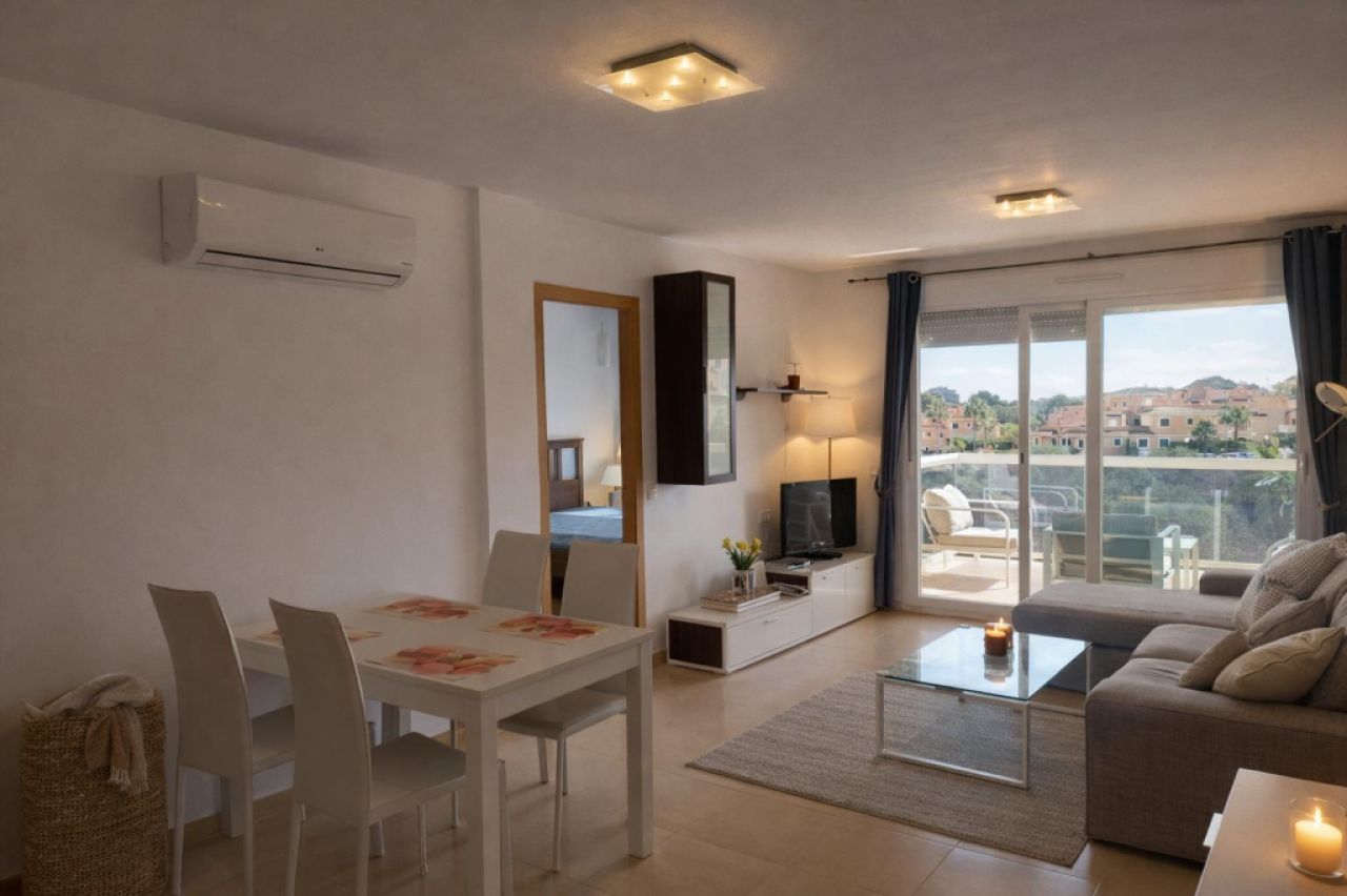 Bright, very nice apartment with communal pool