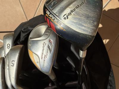 Herren-Golftasche mit komplettem Schlägersatz inkl. diverse Driver