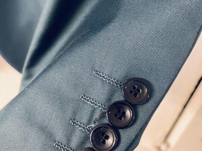 Herren-Sakko in XL (Größe 54) – blau / türkis