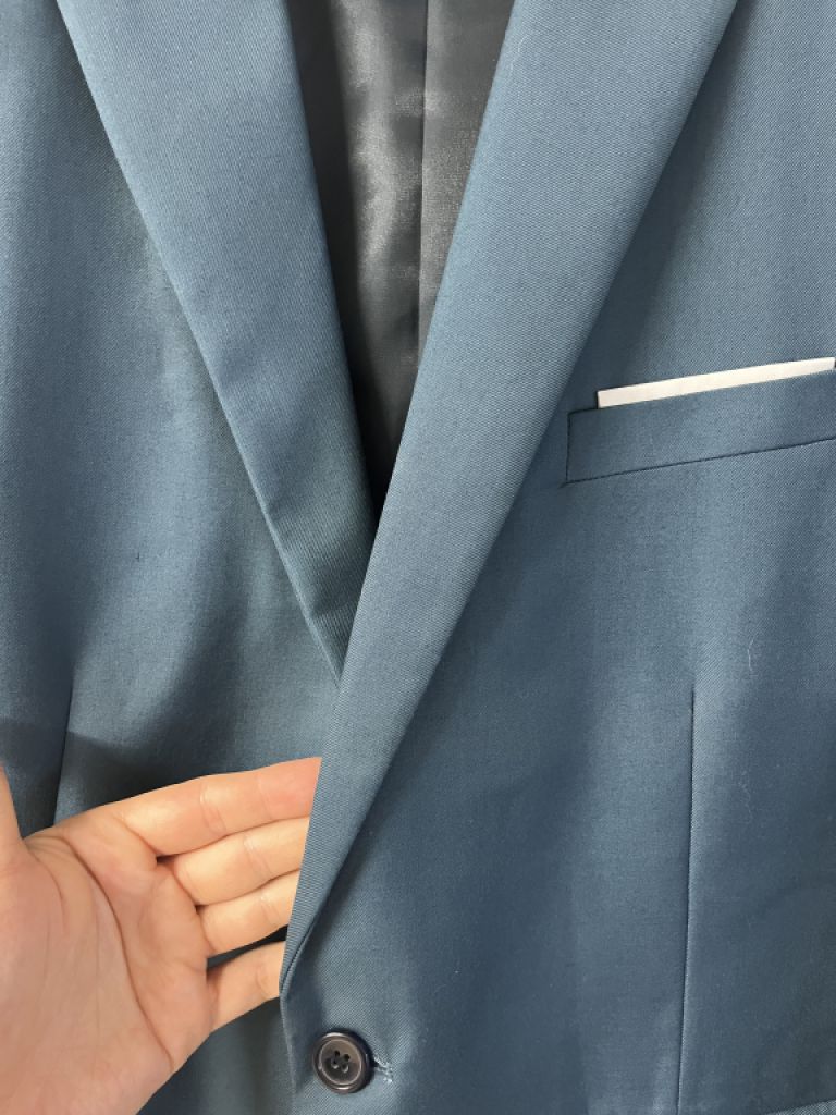 Herren-Sakko in XL (Größe 54) – blau / türkis