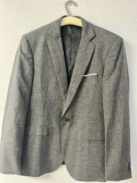 Men's Blazer in XL (Size 54) Silver/Grey