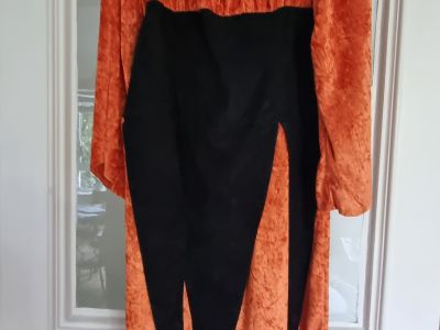 Hexen Outfit: Kleid, Hut & Netzhandschuhe
