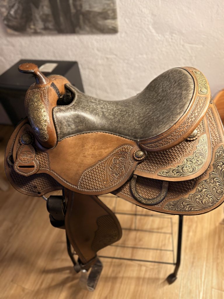 High-End Western-Sattel – Handgefertigt, Ausgezeichneter Zustand