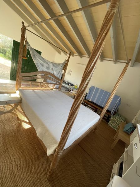 Canopy bed and matching sofa