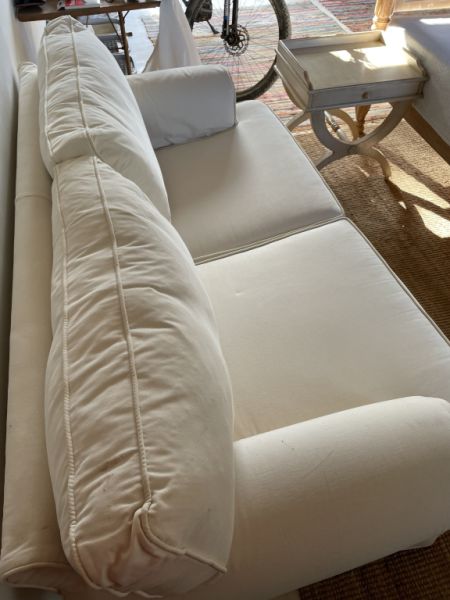 Canopy bed and matching sofa