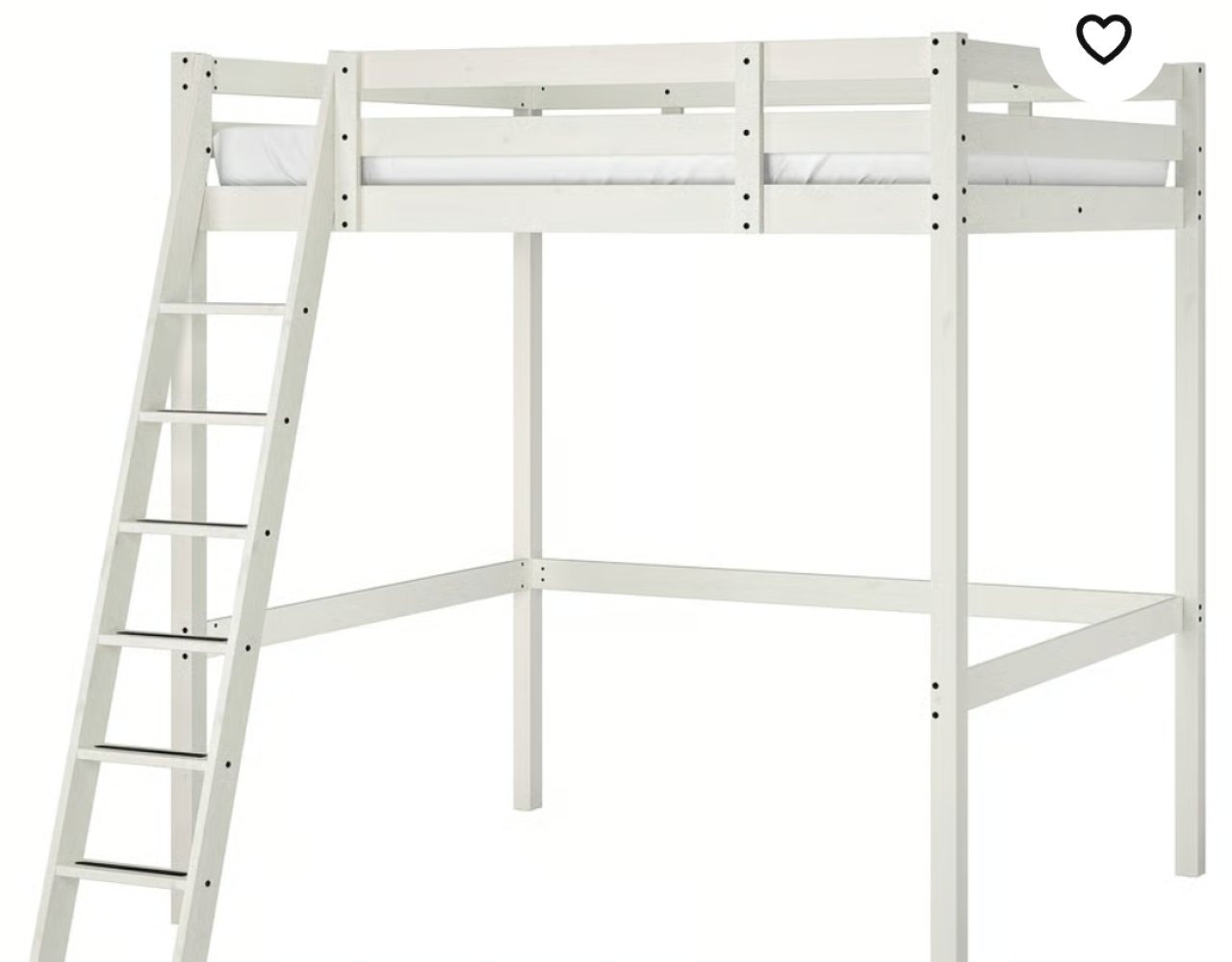 Ikea loft bed (ladder mountable on left or right)