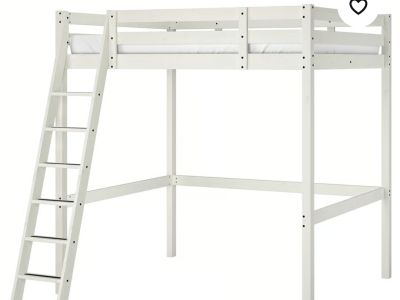 Hochbett Ikea ( Leiter links und rechts montierbar)
