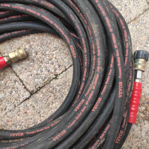 High Pressure Cleaning Hose 30.5 m VEVOR