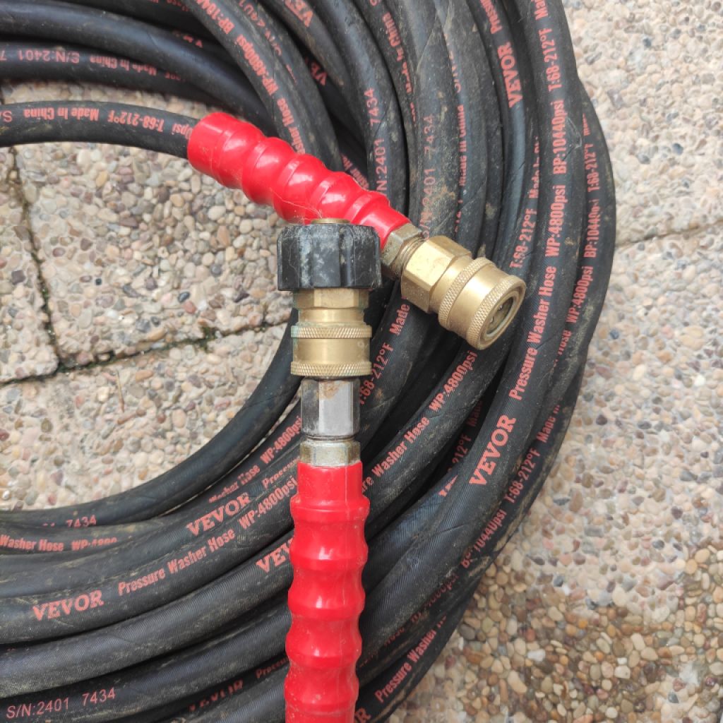 High Pressure Cleaning Hose 30.5 m VEVOR