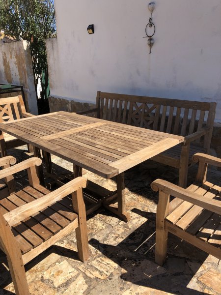 Conjunto de teca de alta calidad de GARPA