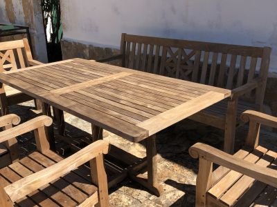 Conjunto de teca de alta calidad de GARPA