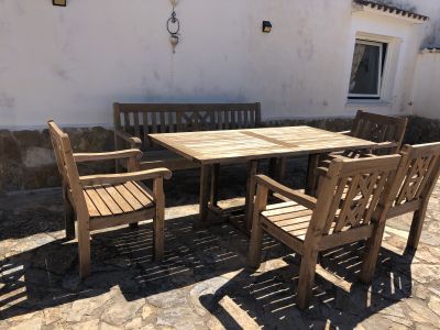 Conjunto de teca de alta calidad de GARPA