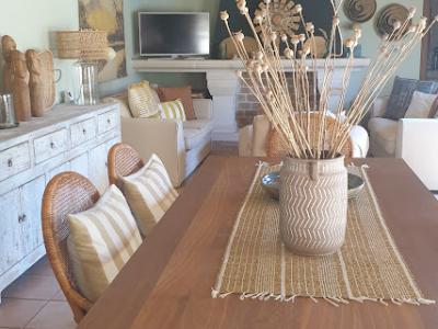 Hochwertiger Holztisch 200x100 + 5 Denzzo Korbstühle zu verkaufen TOP ZUSTAND