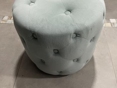 Stool with fabric cover