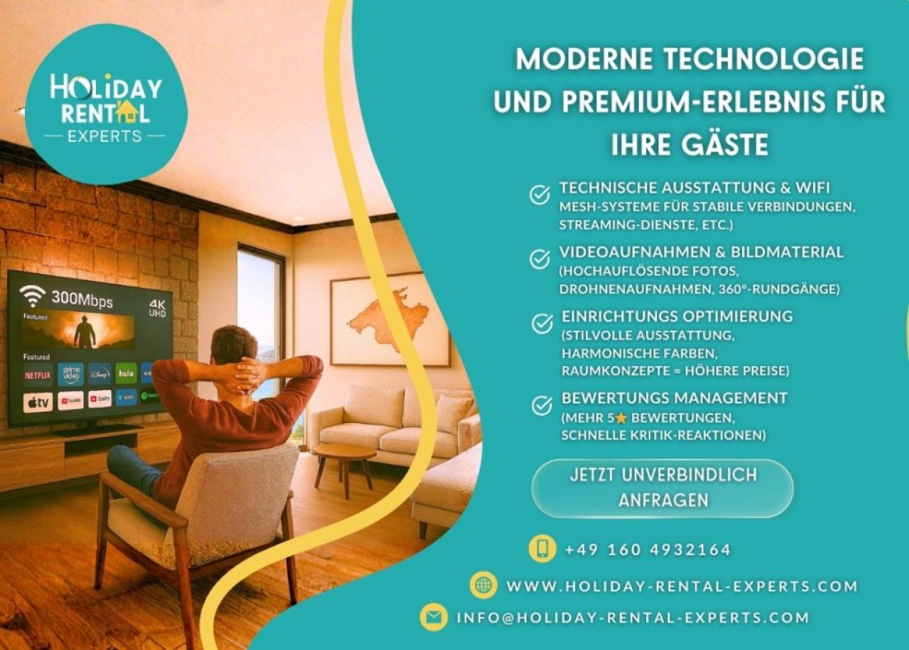 Holiday Rental Experts – Profi-Beratung für Ferienvermietung auf Mallorca.