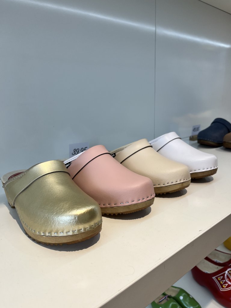 Holländische Holz- und lederclogs