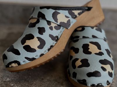 Holländische Holz- und lederclogs