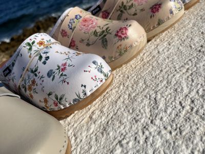 Holländische Holz- und lederclogs