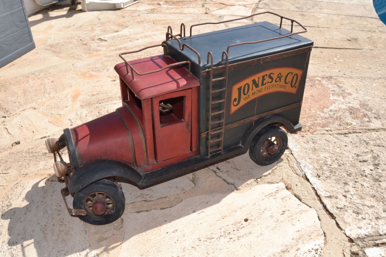 Holz LKW Vintage 50er Jahre Stil - Dekoration - "Jones & Co"
