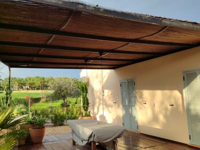 Wooden porches and pergolas