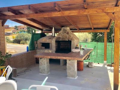 Wooden porches and pergolas