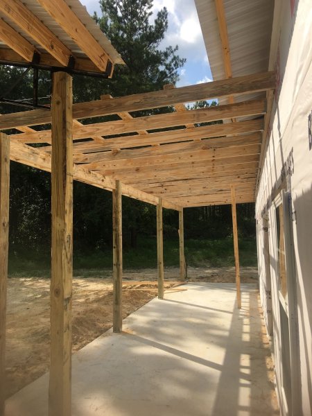 Wooden porches and pergolas