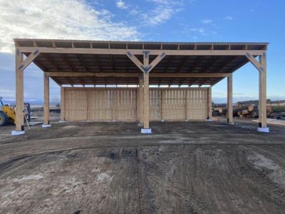 Wooden porches and pergolas